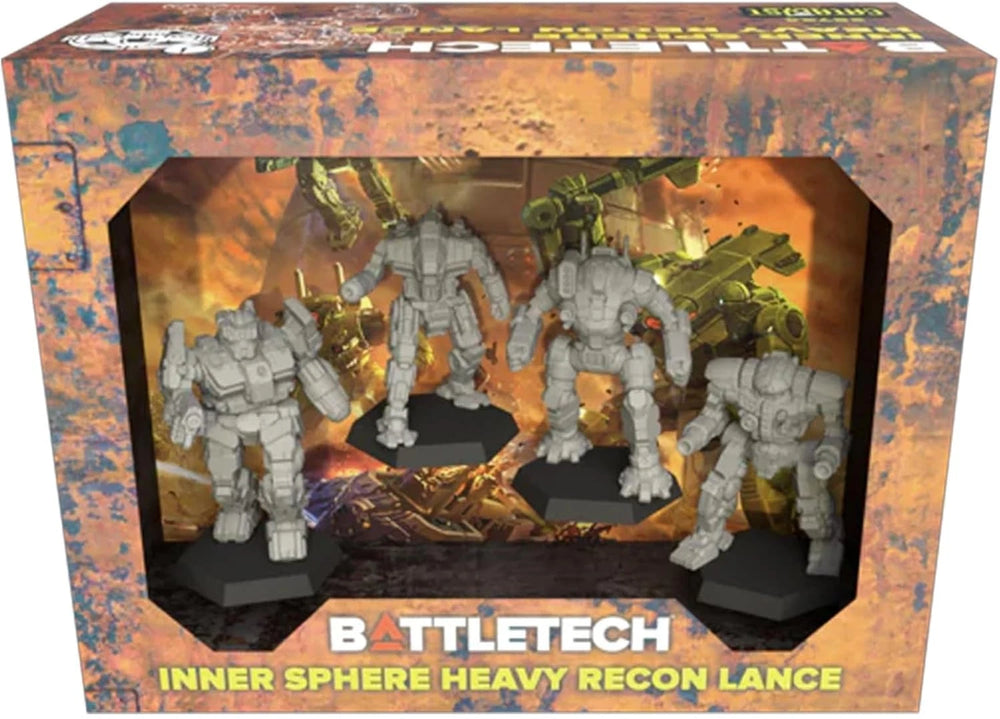 BattleTech: Inner  Sphere Heavy Recon Lance  Miniatures Pack
