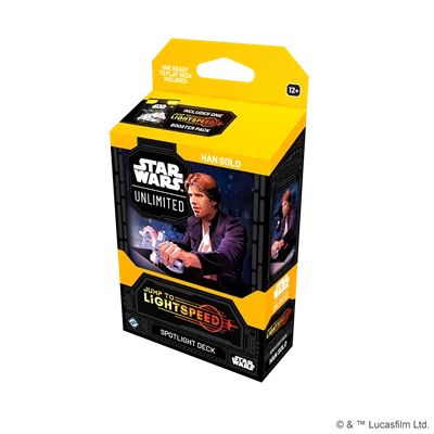 Star Wars Unlimited - Jump to Lightspeed Han Solo Spotlight Deck