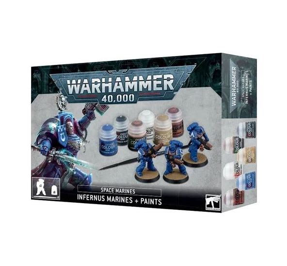 Warhammer 40,000: Infernus Marines + Paints