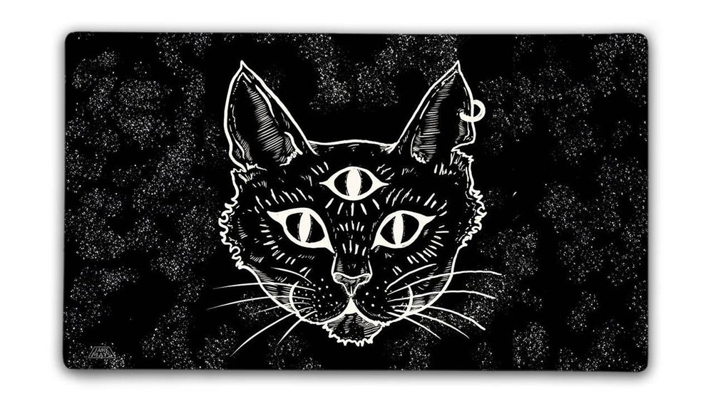 Trippy Cat Gaming Mat