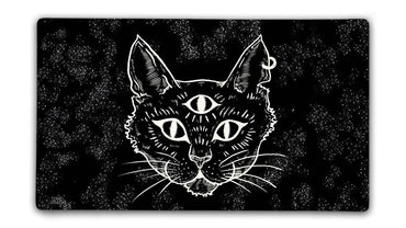 Trippy Cat Gaming Mat