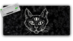 Trippy Cat Gaming Mat