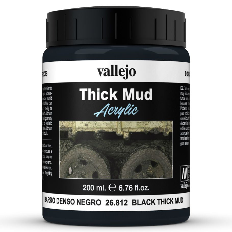 Diorama FX: Mud: Black Thick Mud (200ml)