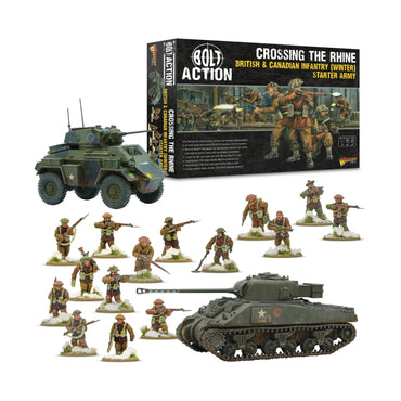 British & Canadian Starter Army (Winter) - Crossing the Rhine